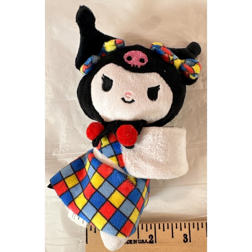 2023 Bullsitoy Cutie Cuff Sanrio Hello Kitty & Friends Kuromi Snap Hug‎ Toy 6"